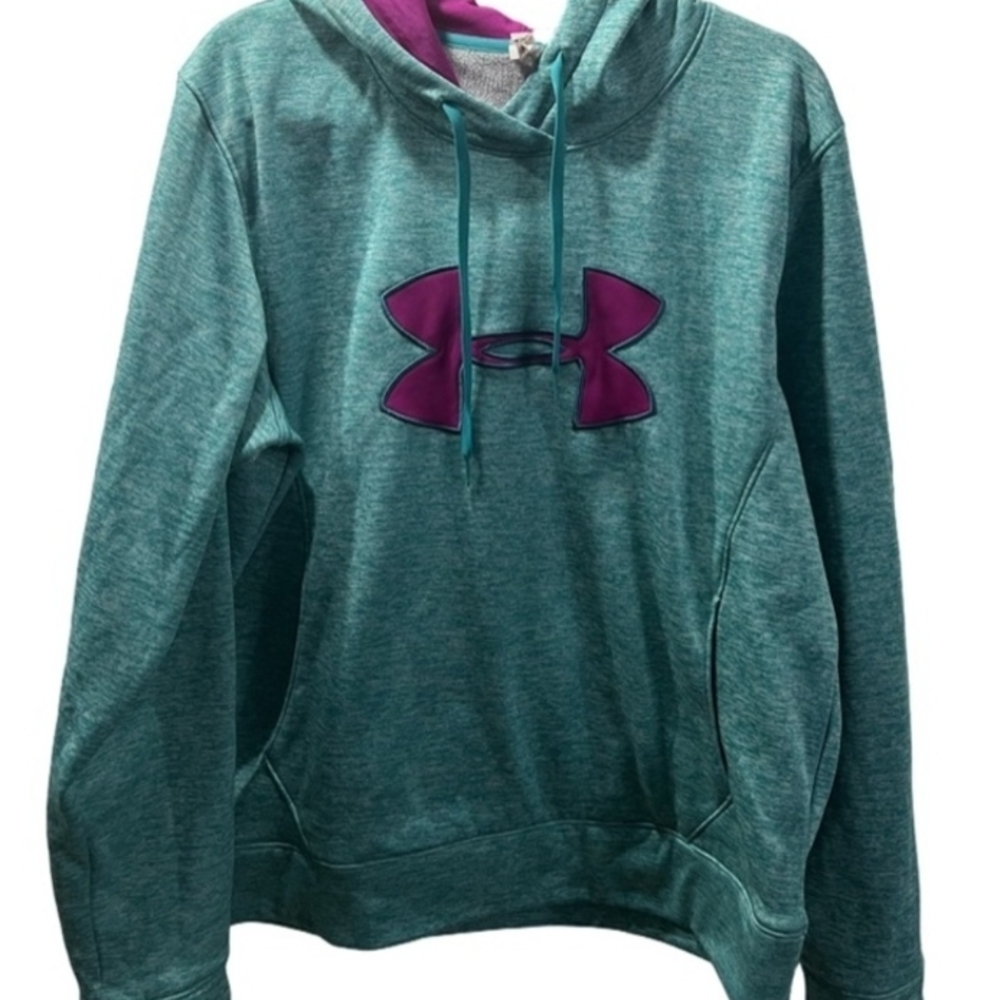 Under Armour Teal and Purple STORM Hoodie / size XL